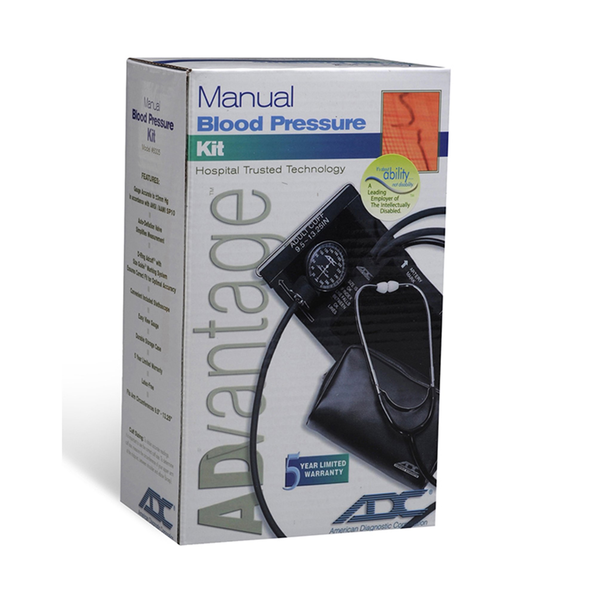Advantage 6005 Reusable Aneroid / Stethoscope Set, 24  33.6 cm MK 481137