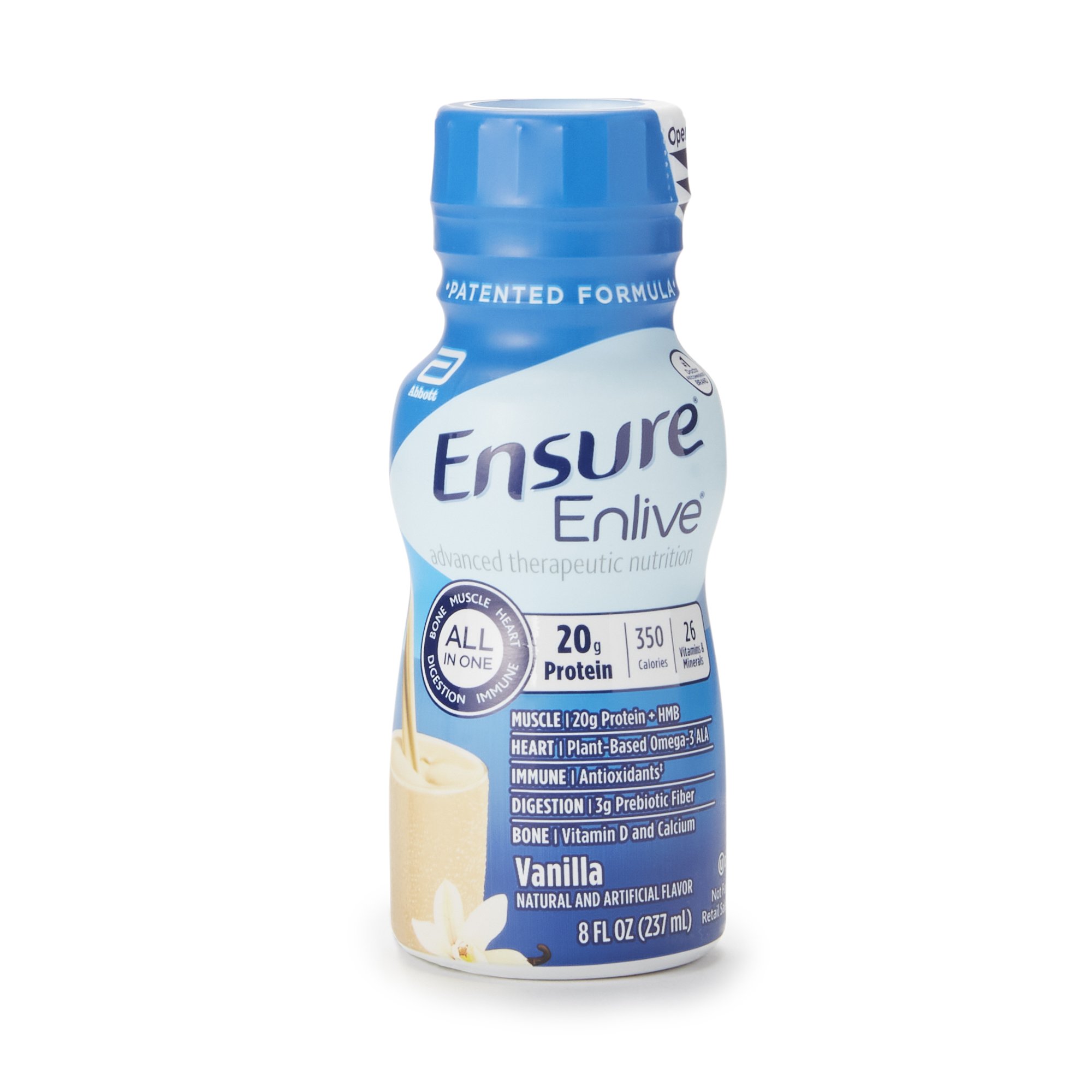 Ensure Enlive Vanilla Advanced Nutrition Shake, 8-ounce bottle MK 1171713