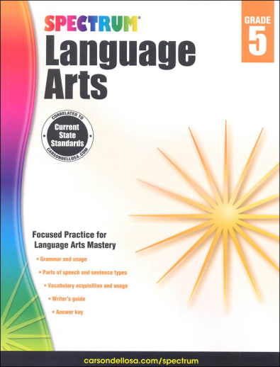 Spectrum Language Arts 2015 Grade 5