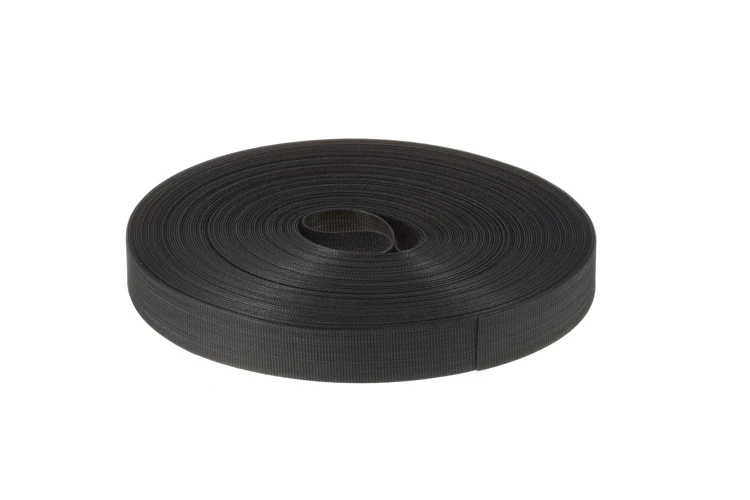 Velcro Qwik Tie Uncut Tape Roll, 3/4in x 25 Yards, Black