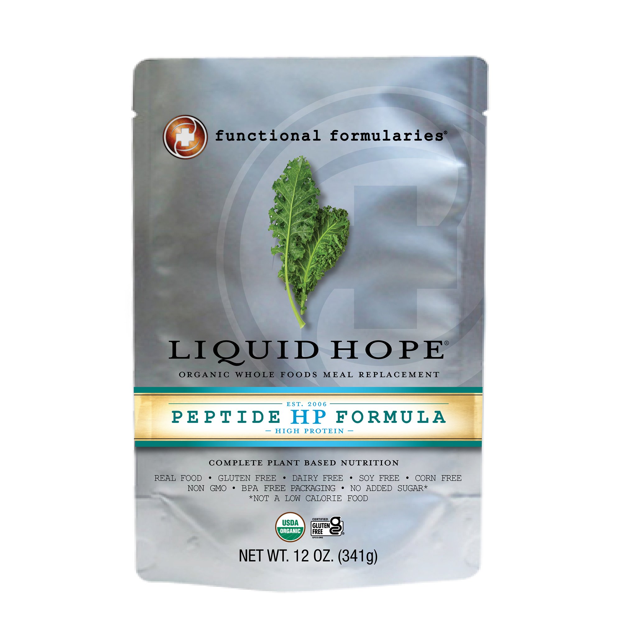 Oral Supplement Liquid Hope Peptide HP Formula Unflavored Liquid 12 oz. Pouch MK 1204910