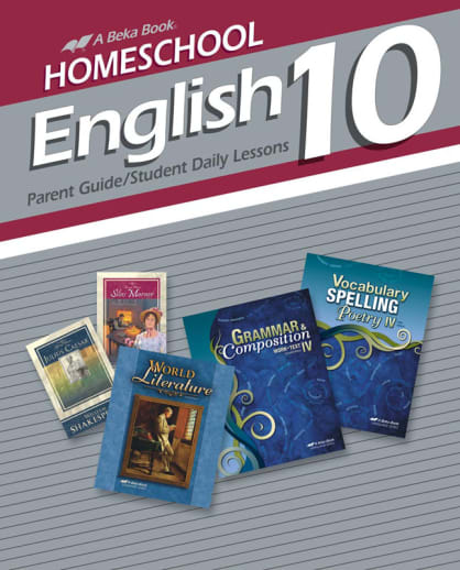 Abeka English 10 Homeschool Parent Guide/Student Daily Lessons