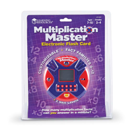Multiplication Master Electronic Flash Card