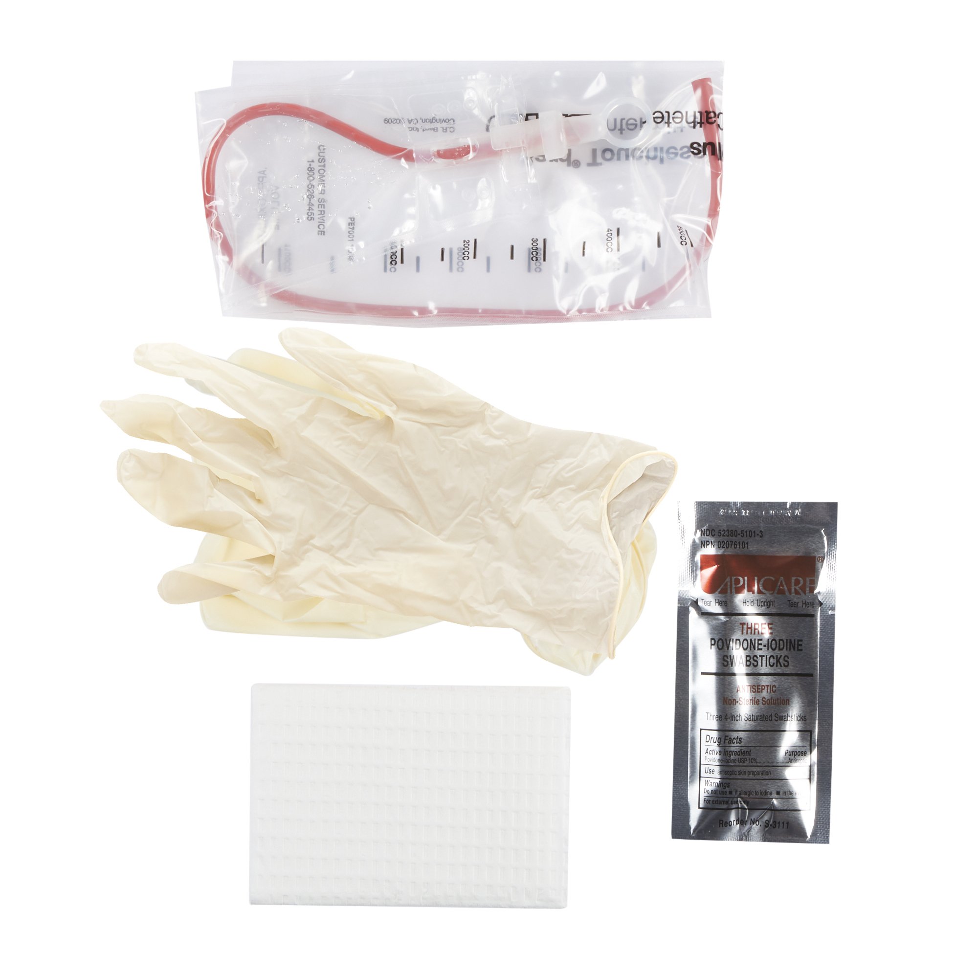 Touchless Plus Intermittent Catheter Kit, 14 Fr., Latex MK 207152