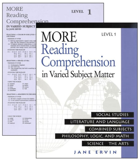 Jane Ervin More Reading Comprehension Set Level 1