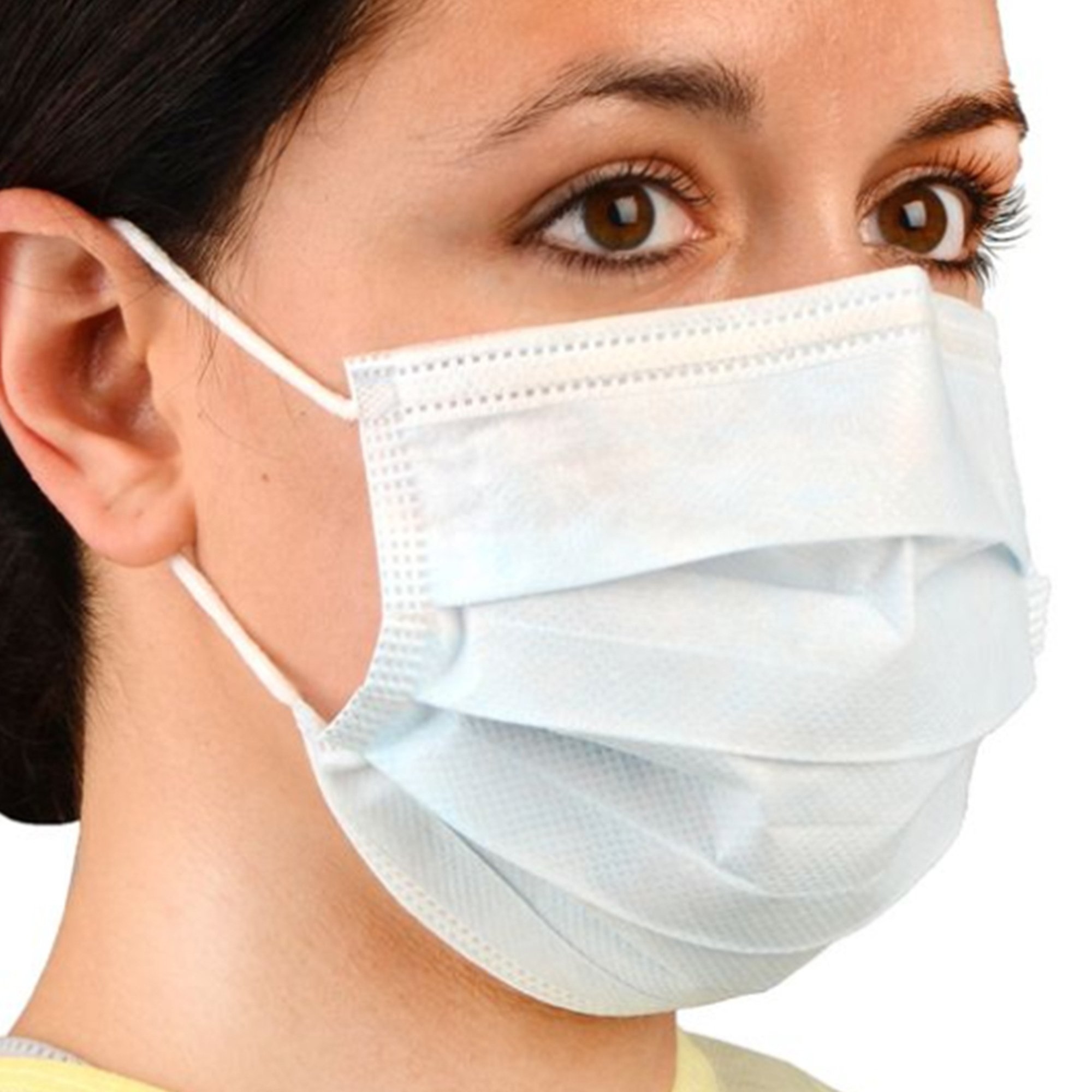 Procedure Mask Cardinal Health ASTM Level 1 Earloops One Size Fits Most MK 1205865