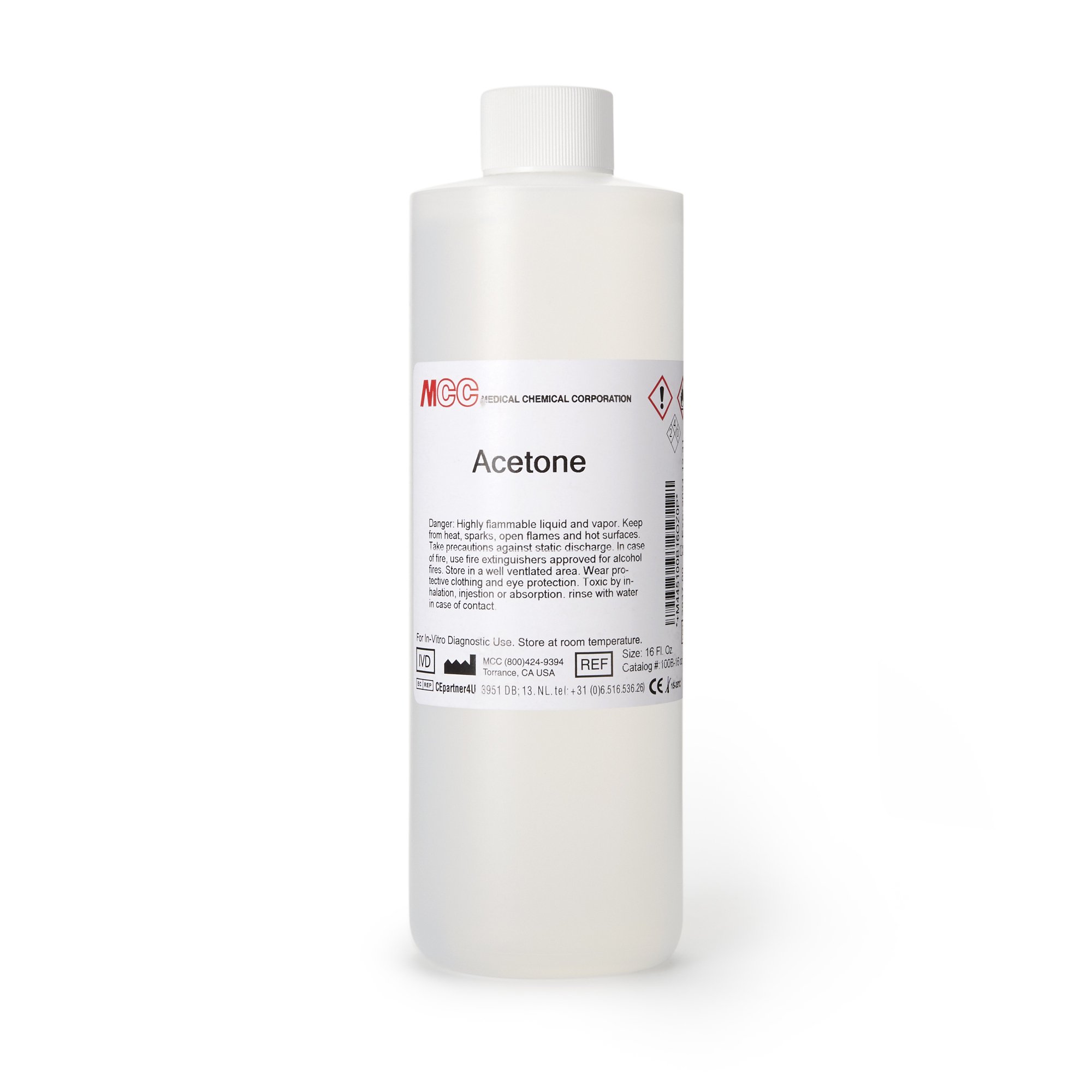 Medical Chemical Acetone Chemistry Reagent, 16-ounce Bottle MK 172212