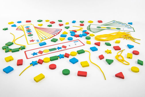 Wooden Lacing Shape Beads