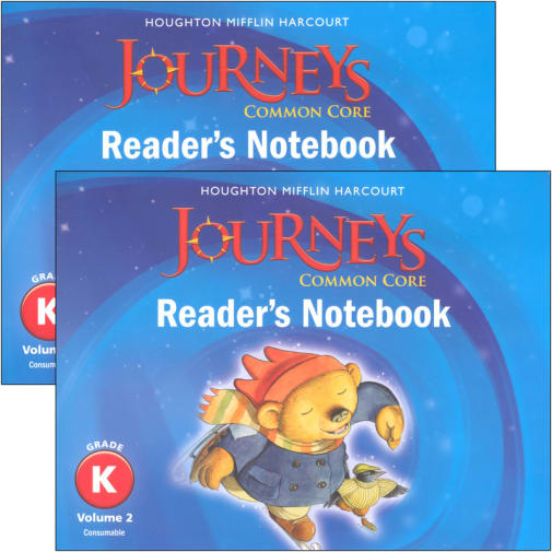 Journeys Common Core Reader's Notebook Consumable Collection Grade K