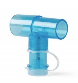 Valved Tee Adapter For Inline Medication Delivery MK 1020486