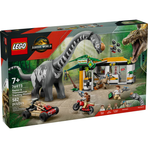 LEGO Jurassic World Raptor & Titanosaurus Tracking Mission (76973)