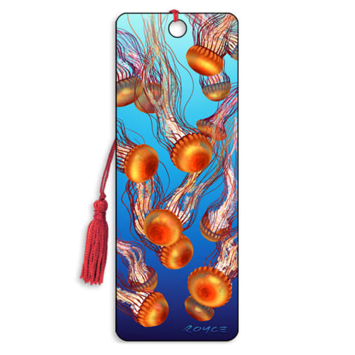 Jellyfish 3D Bookmark