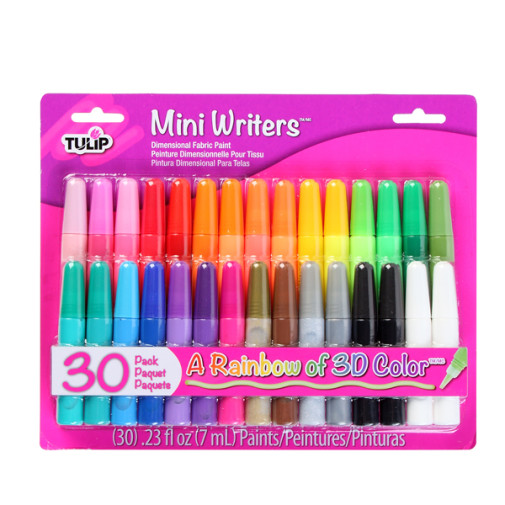 Dimensional Fabric Paint Mini-Writer (30 pack)