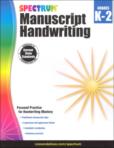 Spectrum Handwriting: Manuscript