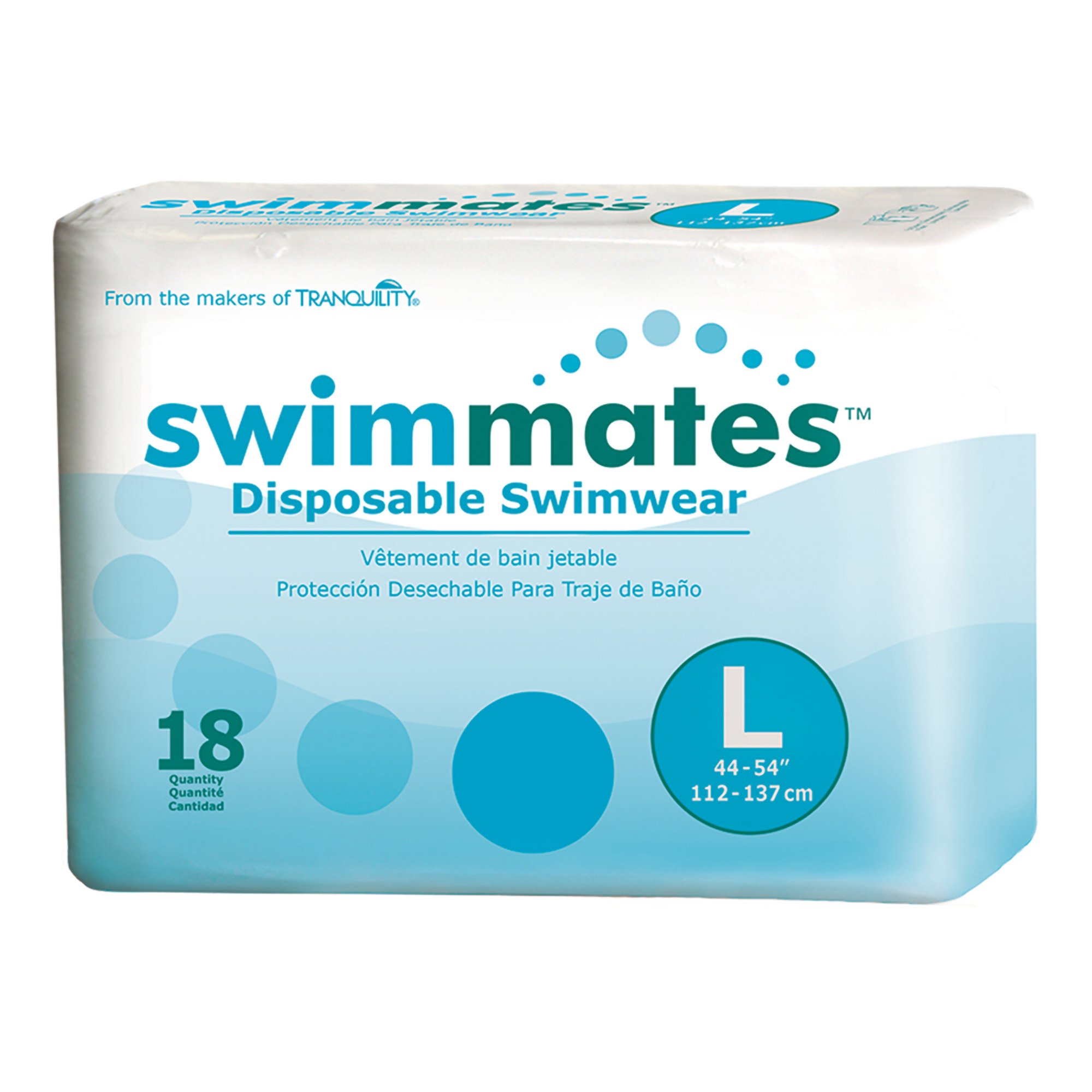 Swimmates Bowel Containment Swim Brief, Large MK 884133