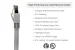 CAT8 Shielded Ethernet Patch Cable, 40Gbps, Snagless, 7 ft, Gray