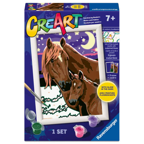 Ravensburger Creart Paint by Number - Mother and Foal (5x7)