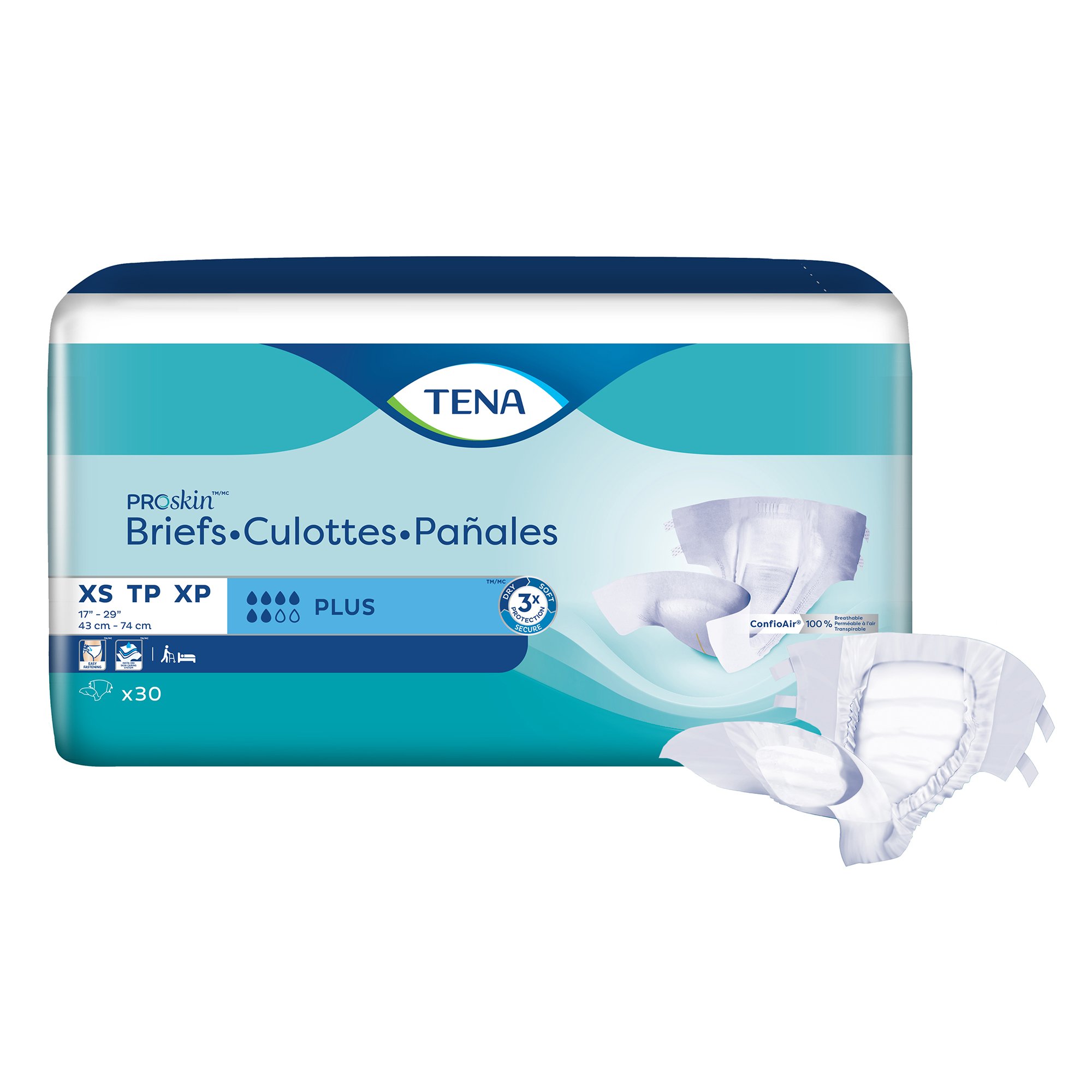 Tena ProSkin Incontinence Brief, Extra Small MK 959411