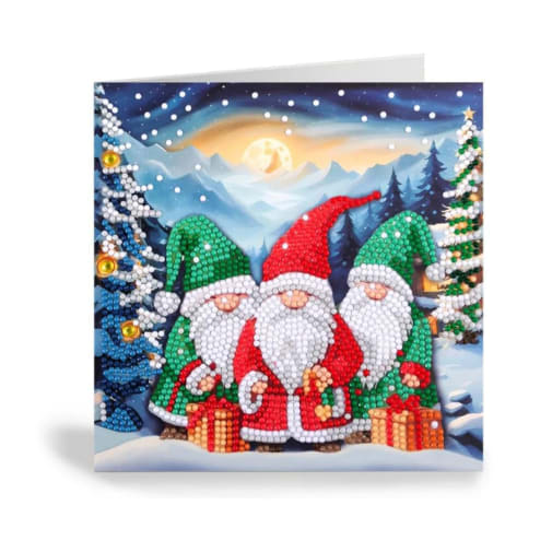 Crystal Art Card Kit: Arctic Friends