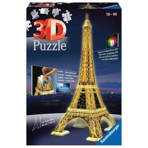 Ravensburger Eiffel Tower Night Edition 3D Puzzle (216 pieces)