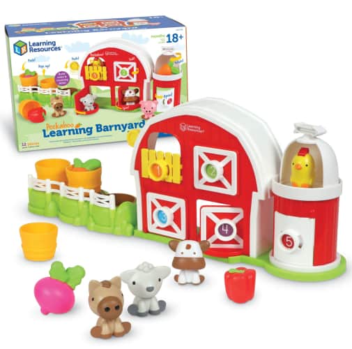 Learning Resources Peekaboo Learning Barnyard Playset