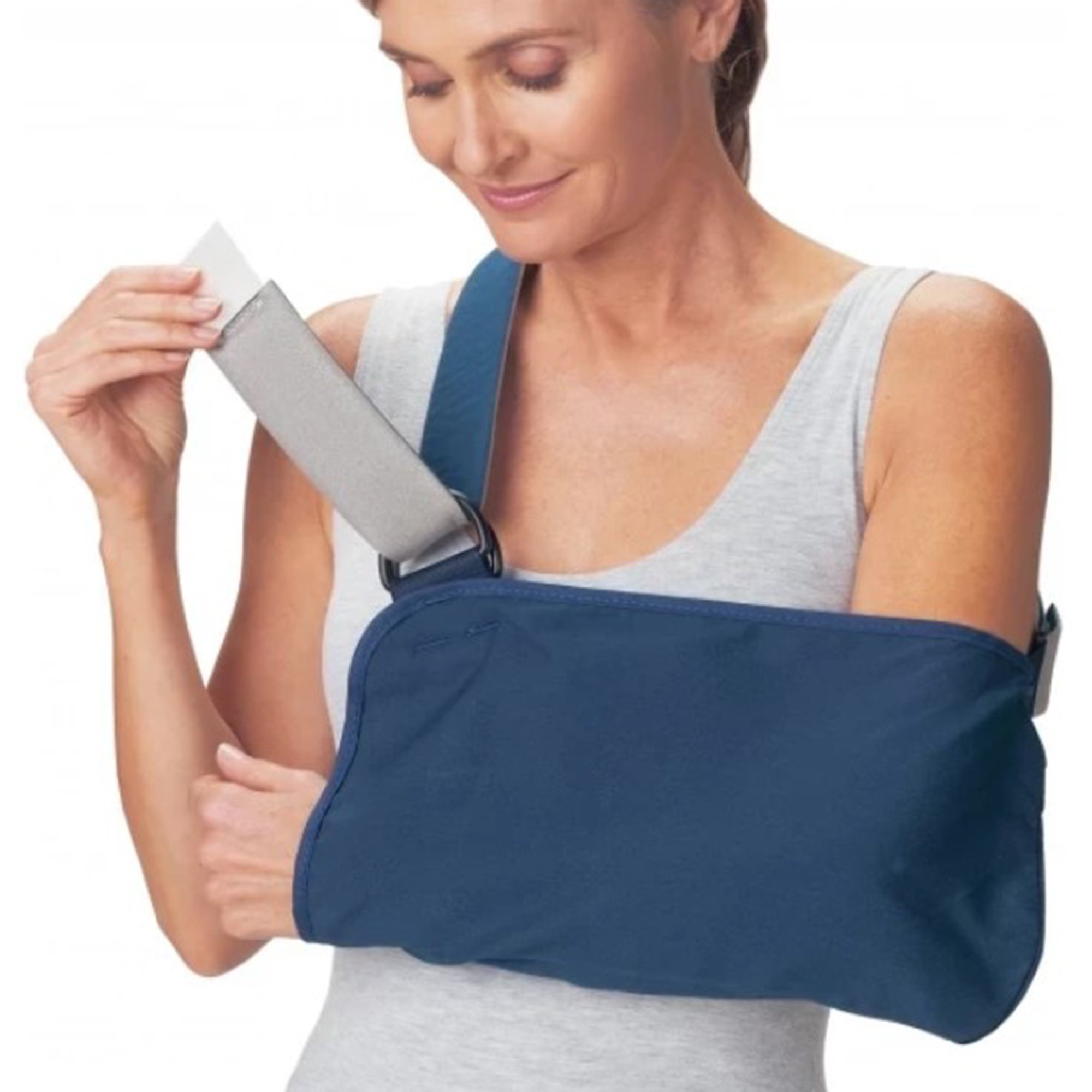 ProCare Navy Blue Cotton / Polyester Arm Sling, Medium MK 381417