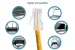 Cat6 Ethernet Patch Cable, Non-Booted, UTP, 2 ft, Yellow