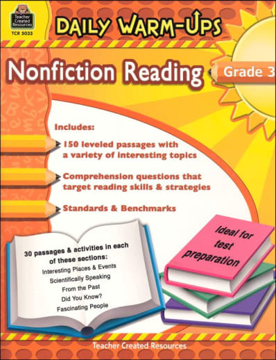 Daily Warm-Ups: Nonfiction Reading Grade 3