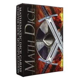 Math Dice Cards: Multiplication