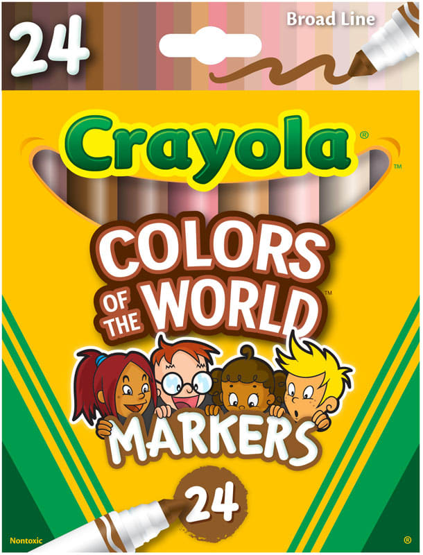 Crayola Colors of the World Markers - 24 count