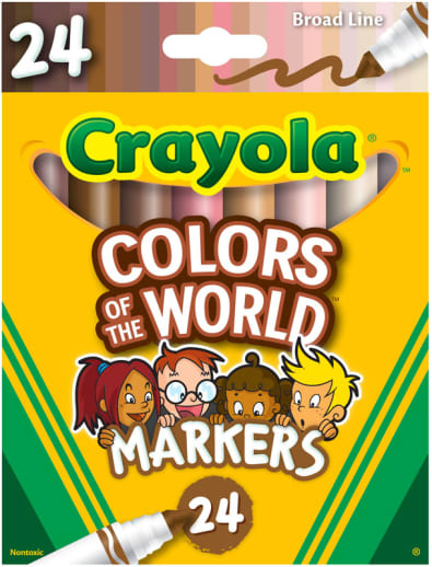 Crayola Colors of the World Markers - 24 count
