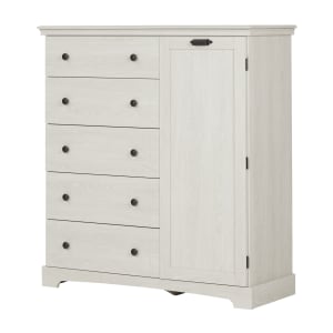 Door Chest with 5 Drawers