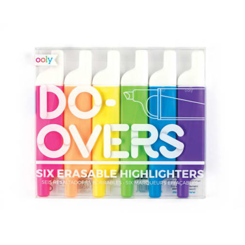 Do-Overs 6 Erasable Highlighters