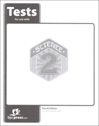 BJU Press Science 2 Testpack 4th Edition