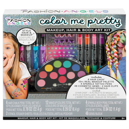 Color Me Pretty Body Makeup, Hair & Body Art Kit