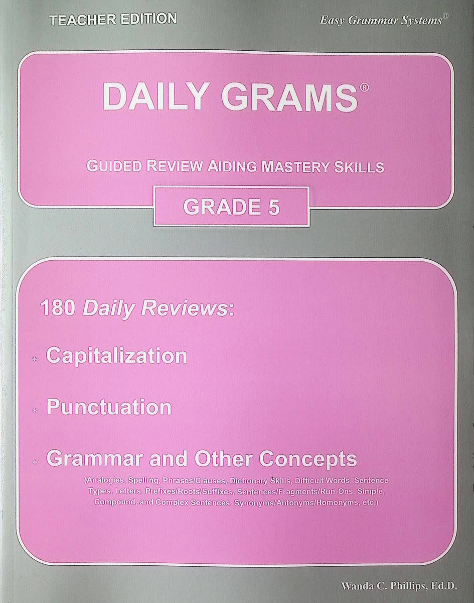 Daily Grams Grade 5