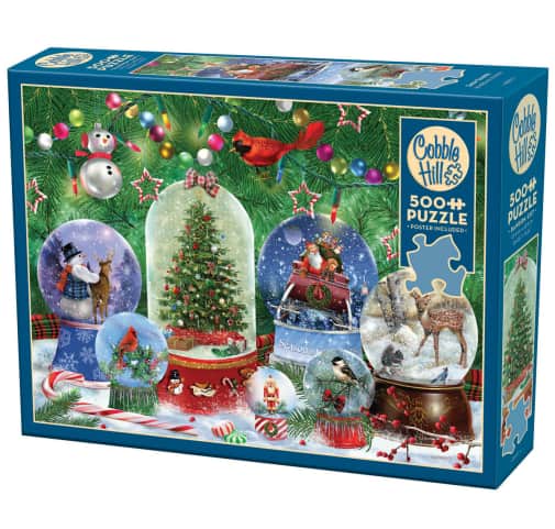 Cobble Hill Snow Globes Puzzle (500 piece)