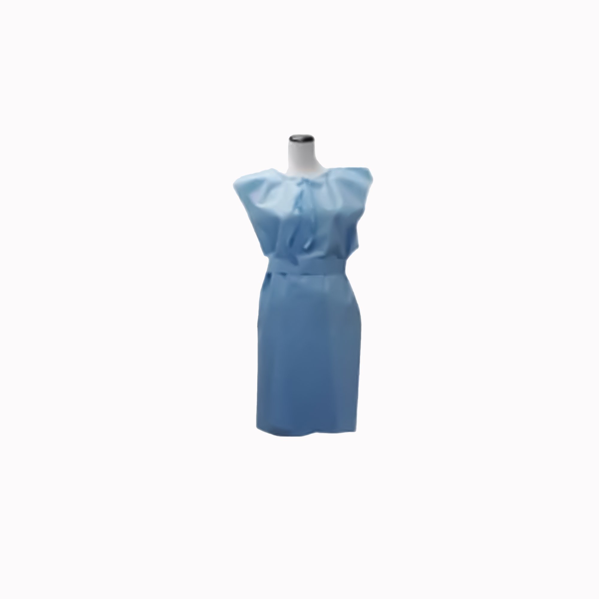 Patient Exam Gown Premium 2X-Large Blue Disposable MK 490700