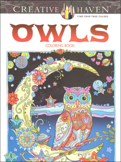 Owls (Creative Haven Coloring Books)
