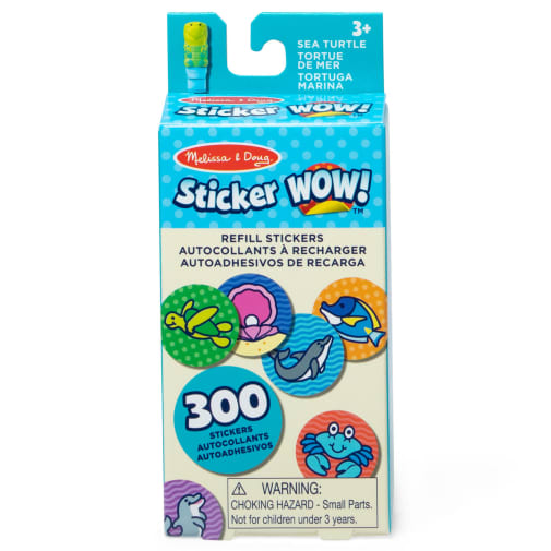 Melissa & Doug Sticker WOW! Refill Stickers - Turtle