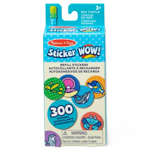 Melissa & Doug Sticker WOW! Refill Stickers - Turtle