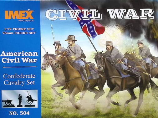 Confederate Calvary Set 1/72 Scale