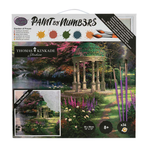 Medium Paint by Number - Garden of Prayer (Kinkade)