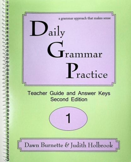 Daily Grammar Practice Teacher Guide Grade 1