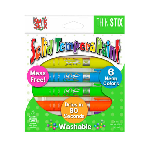 ThinStix Tempera Paint - Neon Colors (pack of 6)