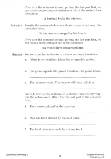 Grammar & Writing 5 Student Workbook 2ED