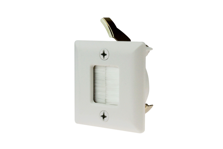 1 3/4in Hole Saw Wall Plate with Brushes