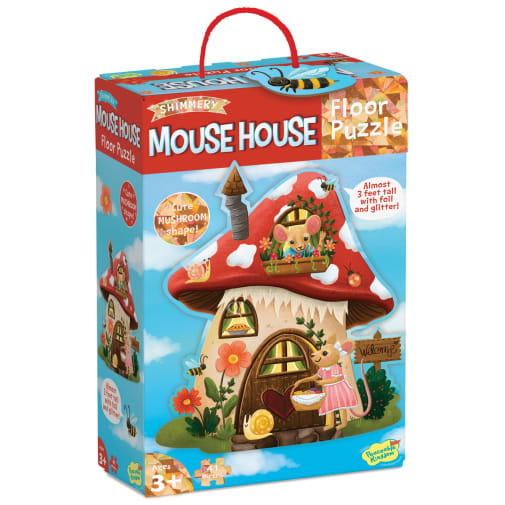 Peaceable Kingdom Mouse House Floor Puzzle