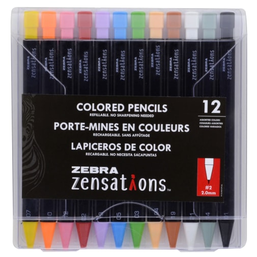 Zensations Mechanical Colored Pencils (12 pack)