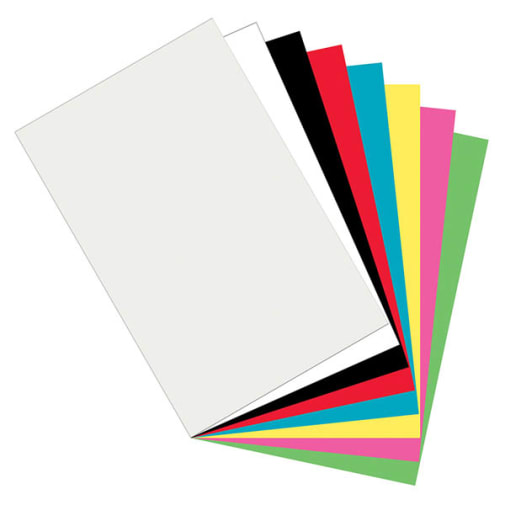 Pacon Plastic Art Sheets - 11" x 17" (8 colors)